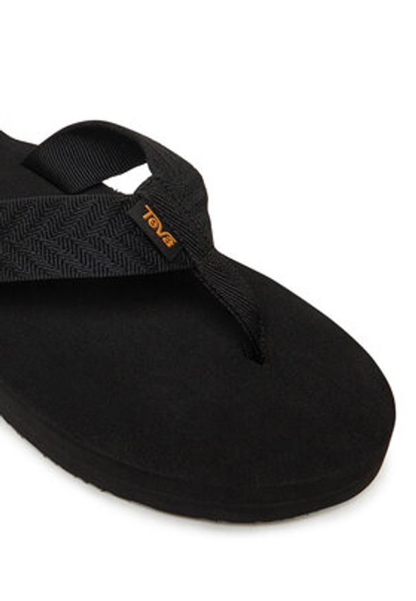 Teva Japonki Mush II 4198 Czarny. Kolor: czarny. Materiał: materiał