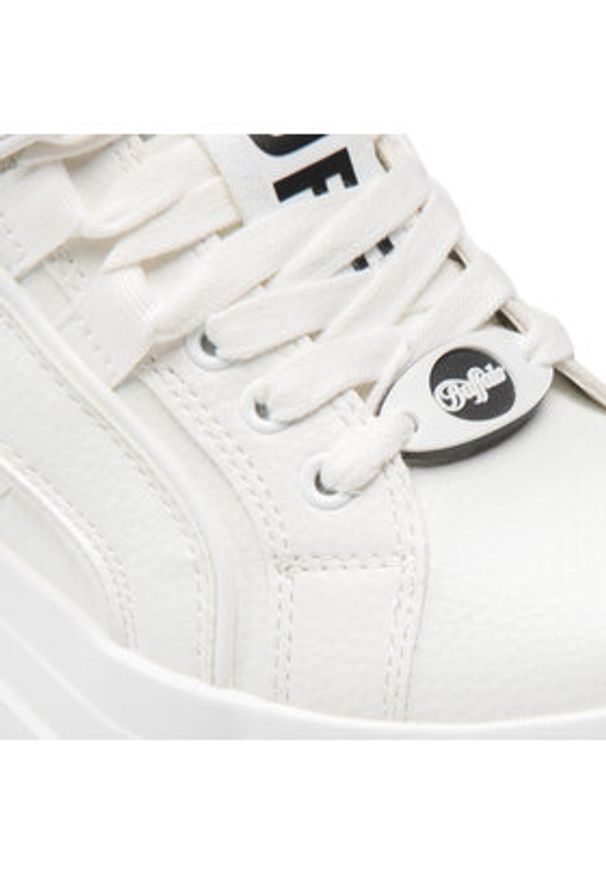 Buffalo Trzewiki Aspha Nc Mid BN16220461 Biały. Kolor: biały. Materiał: skóra