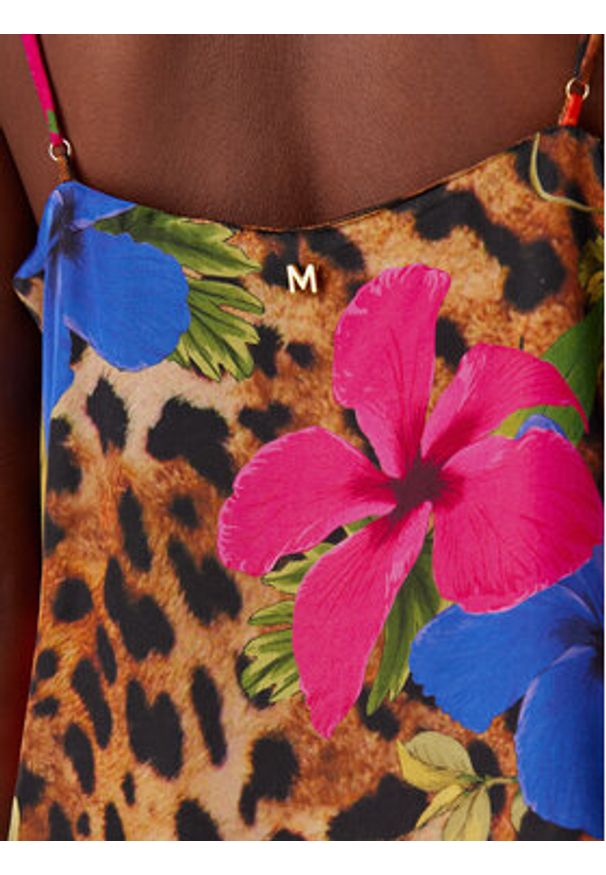 Lola Casademunt by Maite Top MS2515034 Kolorowy Regular Fit. Materiał: wiskoza. Wzór: kolorowy