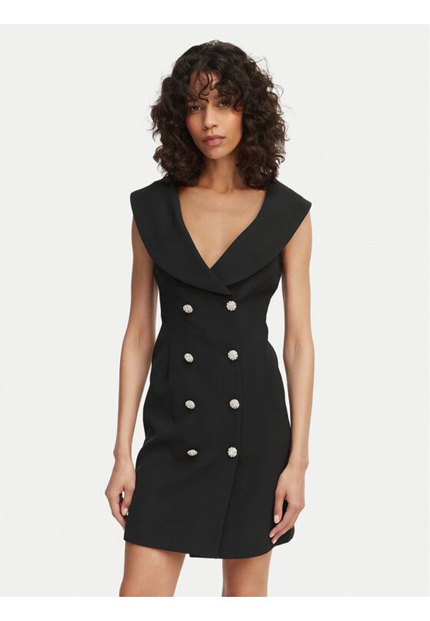 Artigli Sukienka koktajlowa ACAB004864 Czarny Regular Fit. Kolor: czarny. Materiał: syntetyk. Styl: wizytowy