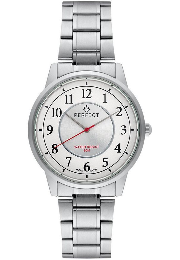 Zegarek Perfect R421U-02 męski klasyczny czytelny 39 mm .. Styl: klasyczny