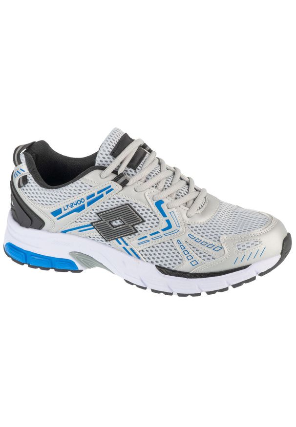 LOTTO - Buty sportowe Sneakersy unisex, Akimoto. Kolor: wielokolorowy, czarny, niebieski, szary. Sport: turystyka piesza
