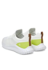 Calvin Klein Jeans Sneakersy Eva Runner Tech Knit YM0YM01293 Biały. Kolor: biały. Materiał: materiał