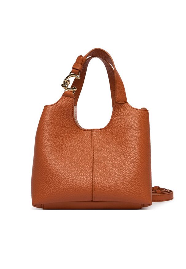 Coccinelle Torebka SHA Coccinelle C-Easy E1 SHA 58 01 01 Brązowy. Kolor: brązowy. Materiał: skórzane