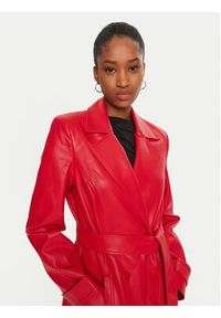 BARDOT Trencz Vegan 59736JB Czerwony Regular Fit. Kolor: czerwony. Materiał: skóra #5