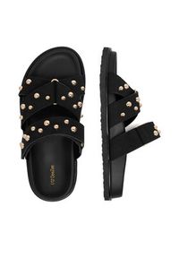 DeeZee Klapki CEO-LB-P2132 Czarny. Kolor: czarny. Materiał: materiał #4