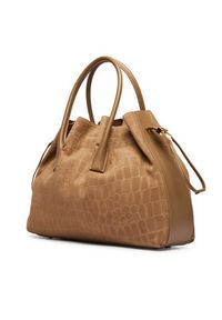 Elisabetta Franchi Torebka BS-19H-61E2-V890 Beżowy. Kolor: beżowy. Materiał: skórzane, zamszowe #5