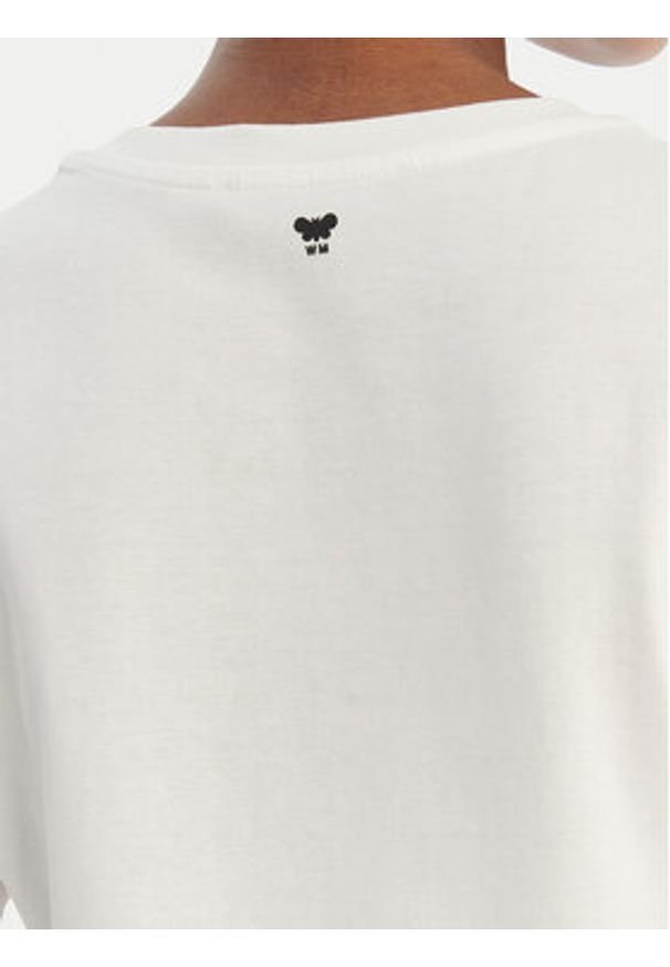 Weekend Max Mara T-Shirt Pantera 2615971032 Biały Regular Fit. Kolor: biały. Materiał: bawełna. Wzór: motyw zwierzęcy