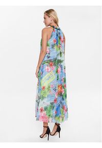 Ermanno Firenze Sukienka letnia D42EQ048EB8 Kolorowy Regular Fit. Materiał: syntetyk. Wzór: kolorowy. Sezon: lato #8
