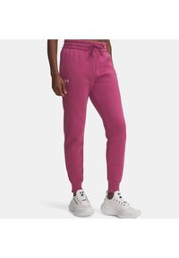 Spodnie damskie Under Armour Rival Fleece. Kolor: fioletowy. Sport: fitness