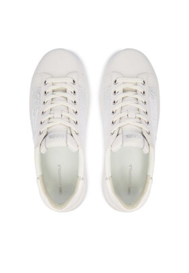 Karl Lagerfeld - KARL LAGERFELD Sneakersy Anakapri KL63510L Biały. Kolor: biały. Materiał: materiał