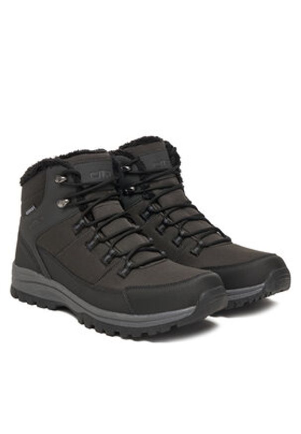 CMP Trekkingi Auryl Mid Snow Boots WP 3Q72897 Czarny. Kolor: czarny. Materiał: materiał. Sport: turystyka piesza