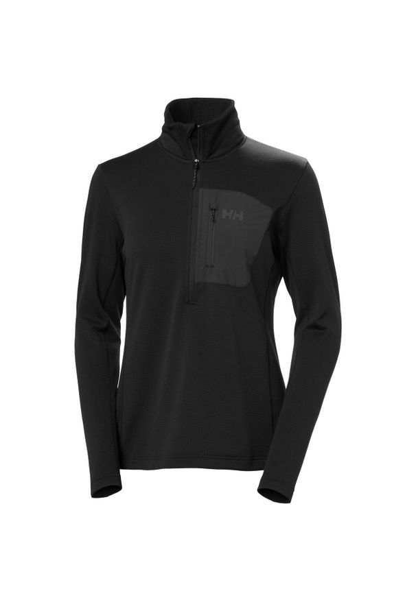 Bluza damska 1/2 zip Helly Hansen Versalite Fleece. Kolor: czarny. Materiał: polar