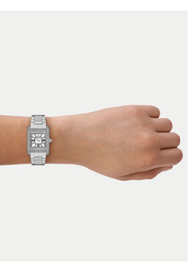 Emporio Armani Zegarek Mini Genni AR11662 Srebrny. Kolor: srebrny