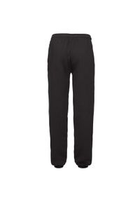 FRUIT OF THE LOOM - Spodnie Do Biegania Unisex Premium Z Elastycznymi Mankietami Dla Dorosłych. Kolor: czarny