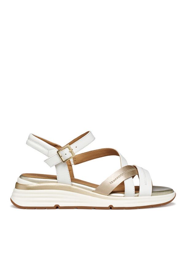 Geox Sandały D650JA 054AJ C1327 Brązowy. Kolor: brązowy. Materiał: skóra