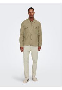 Only & Sons Spodnie materiałowe 22024966 Szary Tapered Fit. Kolor: szary. Materiał: bawełna #6