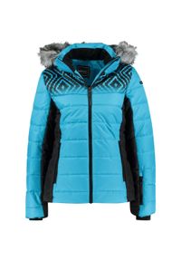 ICEPEAK - Stylowa kurtka narciarska Icepeak Vigevano dla kobiet. Kolor: niebieski. Sezon: zima. Sport: narciarstwo