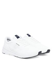 TOMMY HILFIGER - Tommy Hilfiger Sneakersy Modern Comfort Run Knit FM0FM05524 Biały. Kolor: biały. Materiał: materiał. Sport: bieganie #6