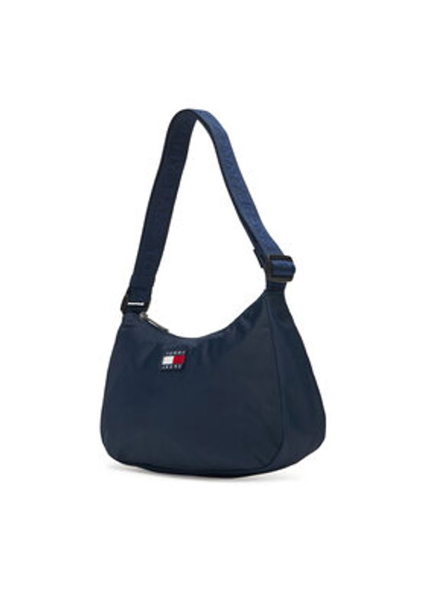 Tommy Jeans Torebka Tjw Ess Daily Shoulder Bag AW0AW17888 Granatowy. Kolor: niebieski