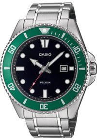 Zegarek Casio Zegarek męski Casio MDV-107D-3AVEF srebrny. Kolor: srebrny #1
