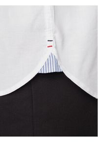 TOMMY HILFIGER - Tommy Hilfiger Koszula 1985 MW0MW33810 Biały Slim Fit. Kolor: biały. Materiał: bawełna