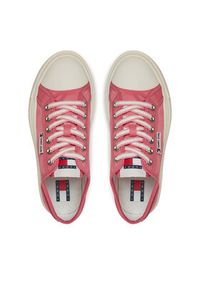 Tommy Jeans Trampki Foxing EN0EN02713 Różowy. Kolor: różowy. Materiał: materiał #5