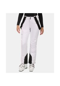 Damskie spodnie narciarskie Kilpi EURINA-W. Kolor: biały. Materiał: nylon. Sezon: zima. Sport: narciarstwo #1