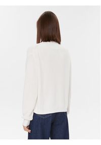Calvin Klein Jeans Sweter J20J222255 Écru Relaxed Fit. Materiał: bawełna #3