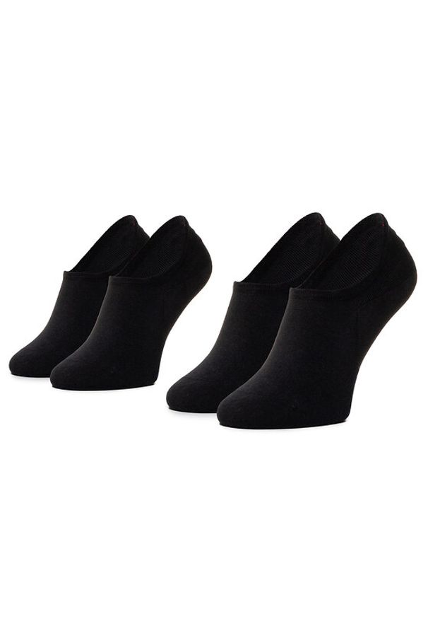 TOMMY HILFIGER - Tommy Hilfiger Skarpety krótkie 382024001 Czarny. Kolor: czarny. Materiał: materiał