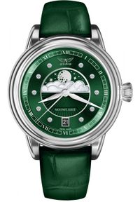 AVIATOR - Zegarek damski Aviator V.1.33.0.390.4 PL zielony. Kolor: zielony #1