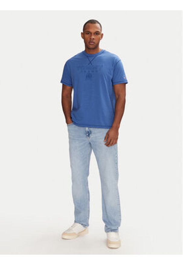 Tommy Jeans Jeansy Ryan DM0DM21024 Niebieski Slim Fit. Kolor: niebieski
