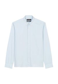 Marc O'Polo Koszula B21 7268 42342 Błękitny Regular Fit. Typ kołnierza: polo. Kolor: niebieski. Materiał: bawełna #3