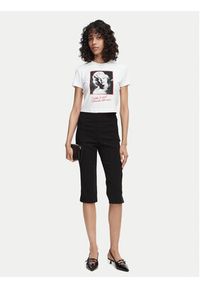 Guess Spodnie capri W6YB36 W4591 Czarny Slim Fit. Kolor: czarny. Materiał: wiskoza #4