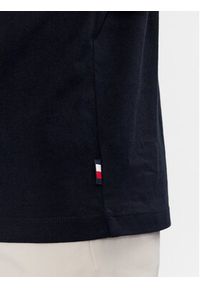 TOMMY HILFIGER - Tommy Hilfiger T-Shirt Label Hd Print Tee MW0MW34391 Granatowy Regular Fit. Kolor: niebieski. Materiał: bawełna. Wzór: nadruk #3