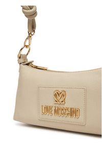 Love Moschino - LOVE MOSCHINO Torebka JC4241PP0OKC0110 Kremowy. Kolor: kremowy. Materiał: skórzane #4