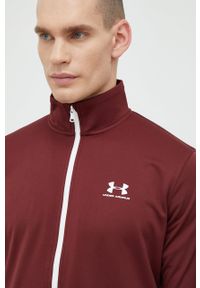 Under Armour bluza. Kolor: czerwony. Materiał: materiał. Wzór: gładki #3