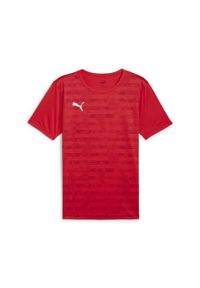 Puma - Męska koszulka z grafiką individualRISE PUMA Red. Kolor: czerwony