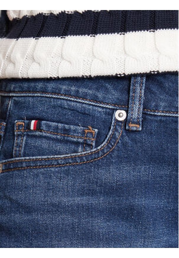 TOMMY HILFIGER - Tommy Hilfiger Jeansy WW0WW45684 Niebieski Slim Fit. Kolor: niebieski