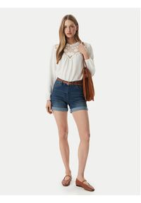 Morgan Szorty jeansowe 241-SHAKU Niebieski Regular Fit. Kolor: niebieski. Materiał: bawełna #4