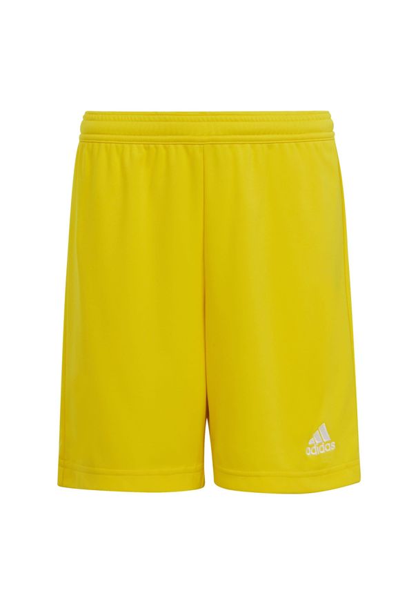 Adidas - Spodenki piłkarskie dla dzieci adidas Entrada 22. Kolor: żółty. Styl: sportowy