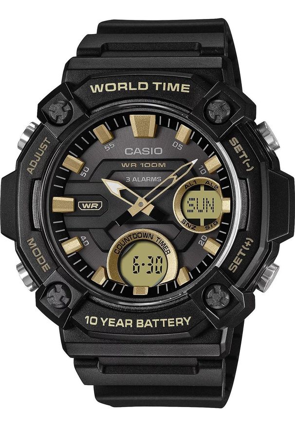 Zegarek Casio Zegarek męski Casio AEQ-120W-9AVEF - 10BAR