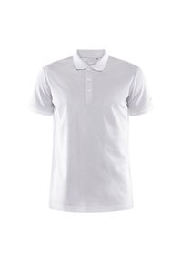 Koszulka treningowa męska Craft Core Unify. Typ kołnierza: polo. Kolor: biały #1