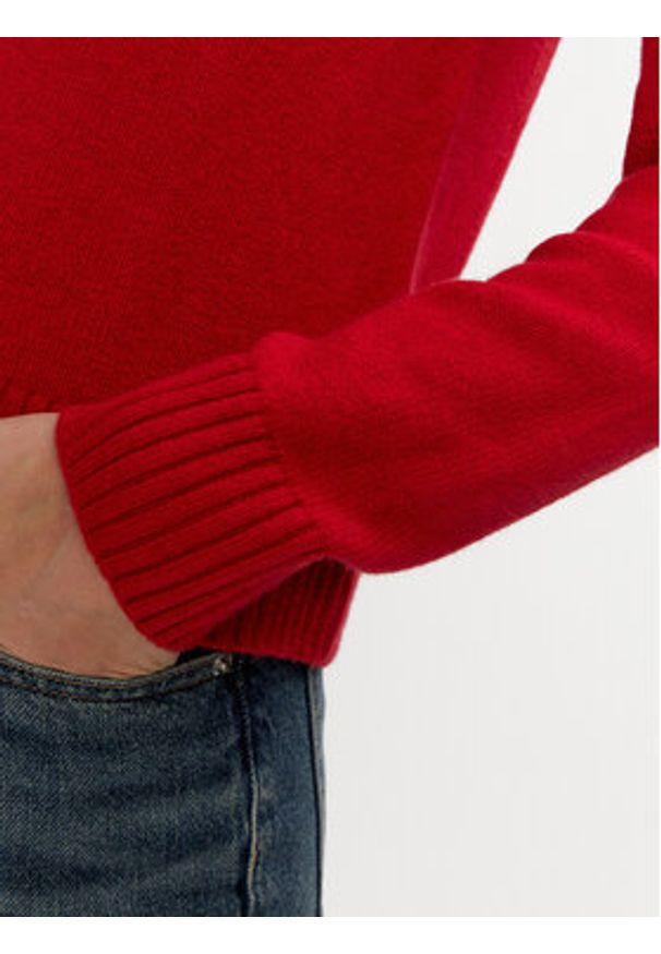 GAP - Gap Sweter 483675-05 Czerwony Regular Fit. Kolor: czerwony. Materiał: bawełna, syntetyk