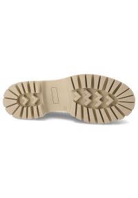 CheBello - Beżowe Mokasyny Panterka Chebello Wsuwane Obuwie Damskie. Zapięcie: bez zapięcia. Kolor: beżowy. Materiał: materiał. Wzór: motyw zwierzęcy. Styl: elegancki #3