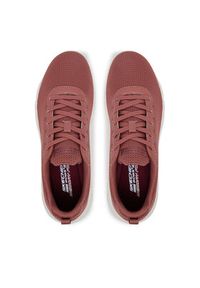skechers - Skechers Sneakersy 117346/ROS Bordowy. Kolor: czerwony. Materiał: materiał