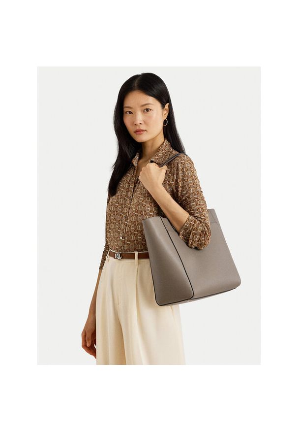 Lauren Ralph Lauren - Torebka LAUREN RALPH LAUREN. Kolor: brązowy