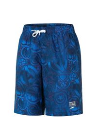 Szorty kąpielowe dziecięce Speedo Print Leisure 17". Kolor: niebieski. Wzór: nadruk