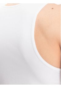 Guess Tank top U97M02 K6YW1 Biały Regular Fit. Kolor: biały. Materiał: bawełna