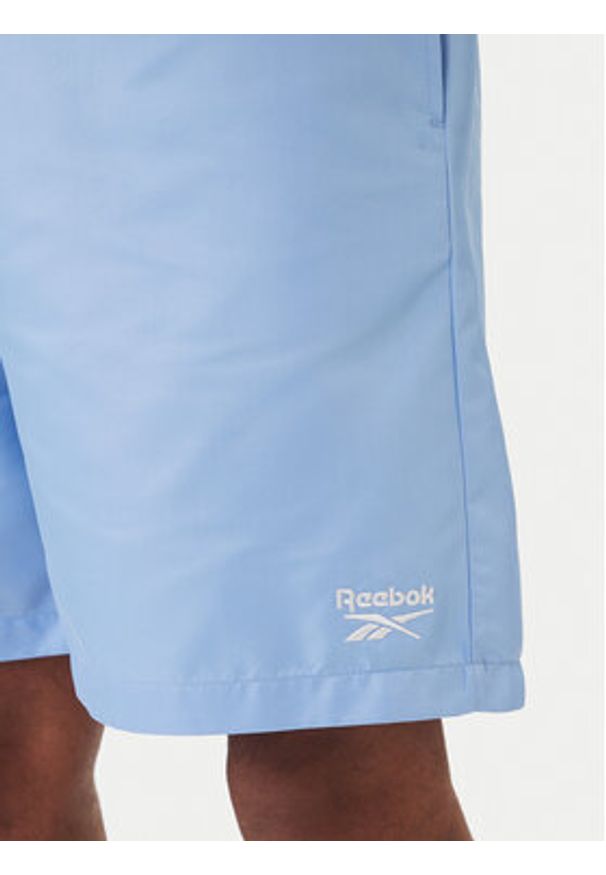 Reebok Szorty sportowe Brennan RK25563CCM Błękitny Regular Fit. Kolor: niebieski. Materiał: syntetyk. Styl: sportowy